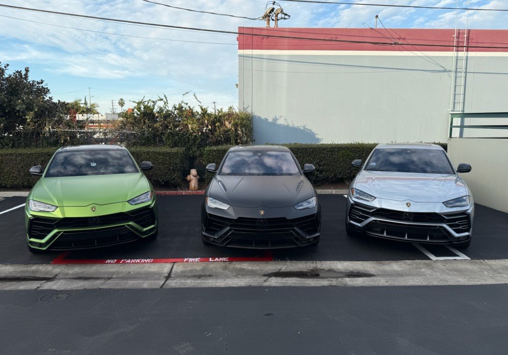 Green Lamborghini Urus | Exotic Drives LA Car Rentals